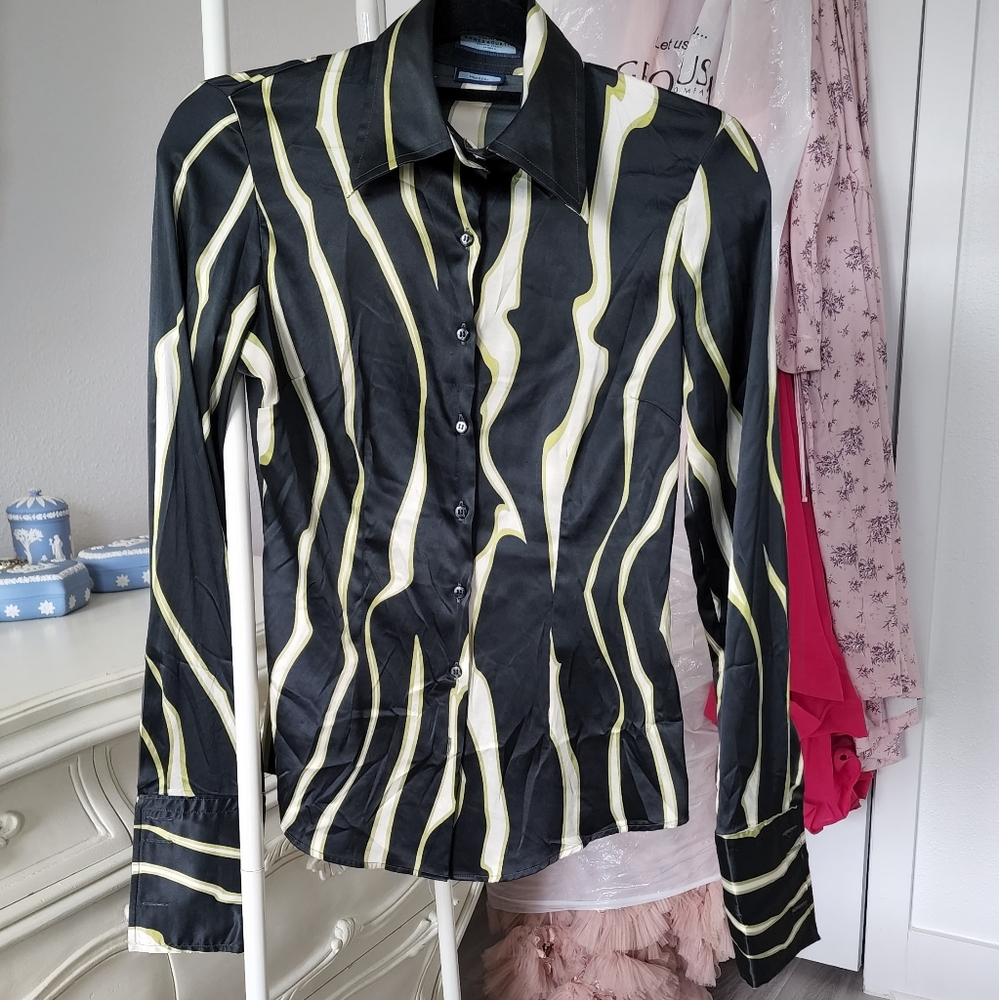 Hawes and curtis satin shirt